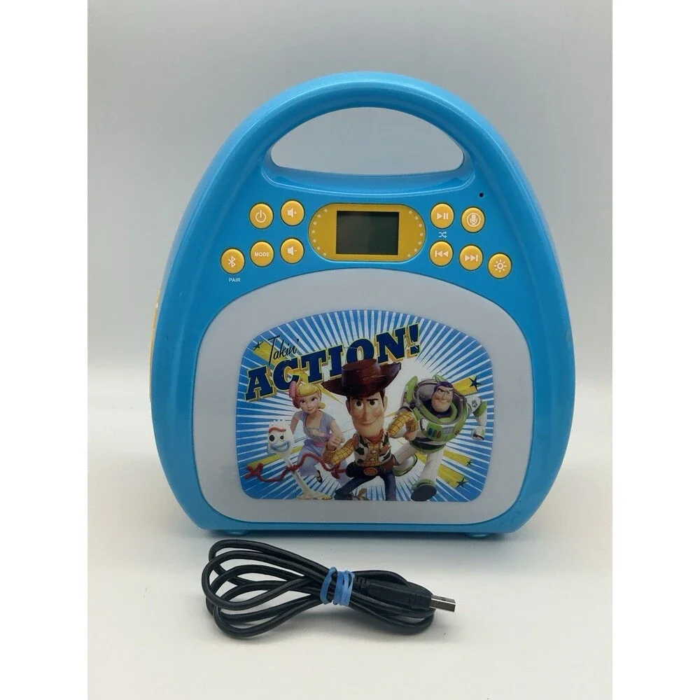 Disney Pixar Toy Story 4 Bluetooth MP3 Karaoke Machine *No Mic* Tested